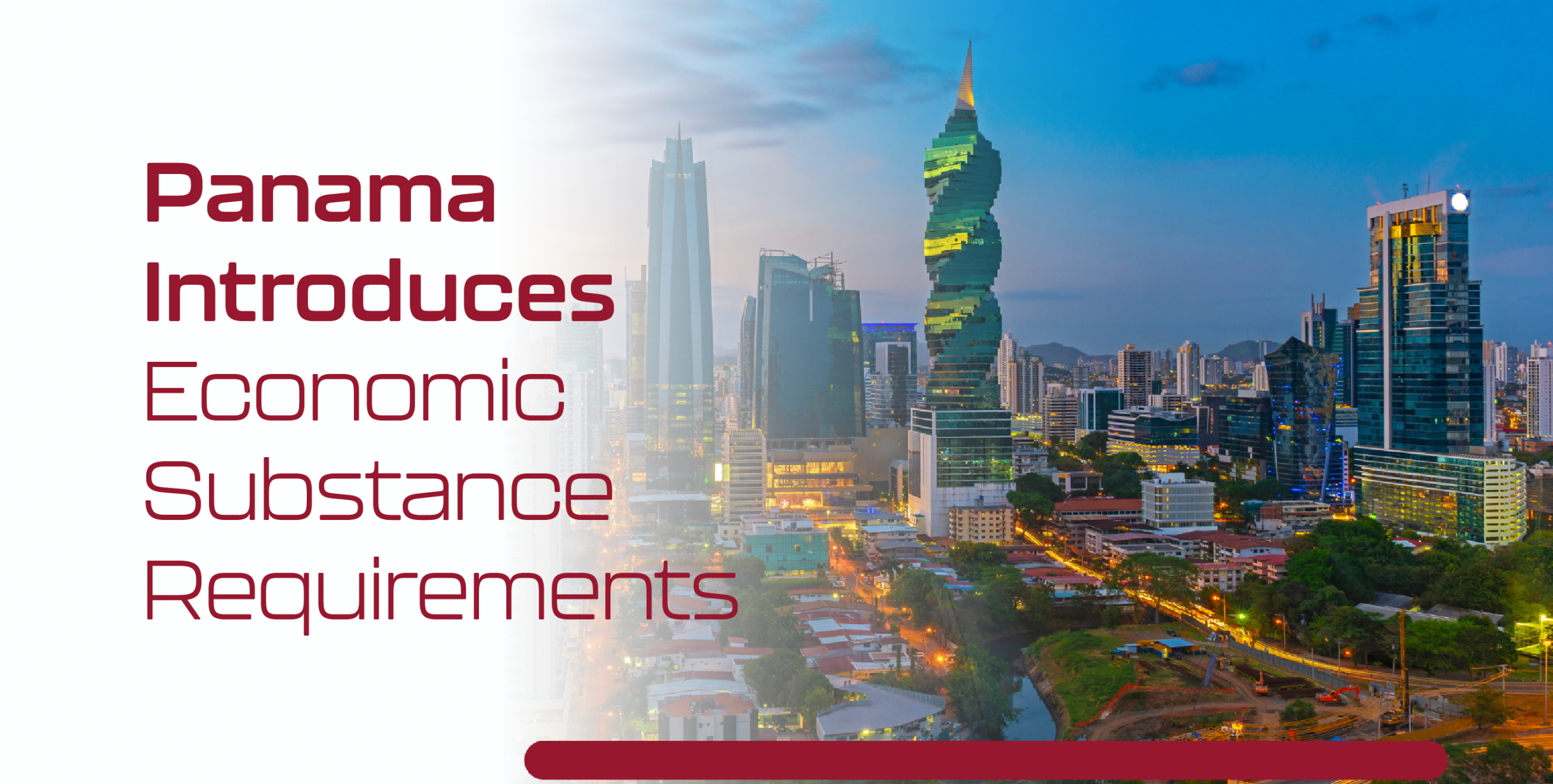 Compliance checklist for entities affected by Panama economic substance rules